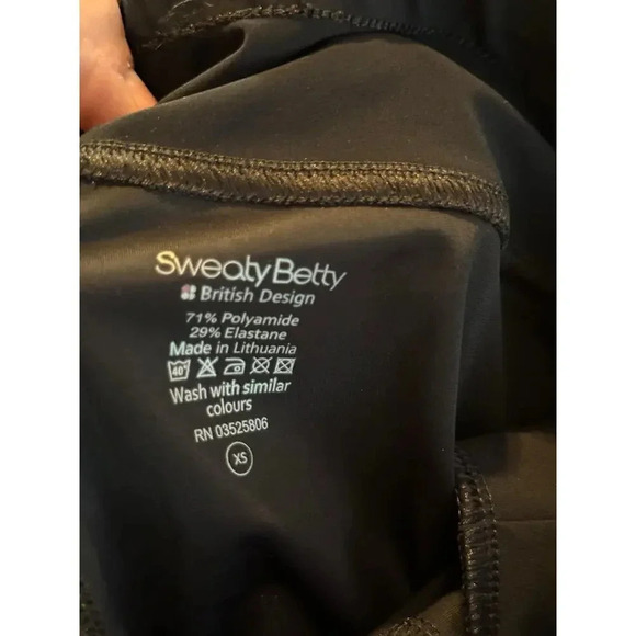 Sweaty Betty Black High-Stretch Joggers Pants Size XS - Picture 3 of 5